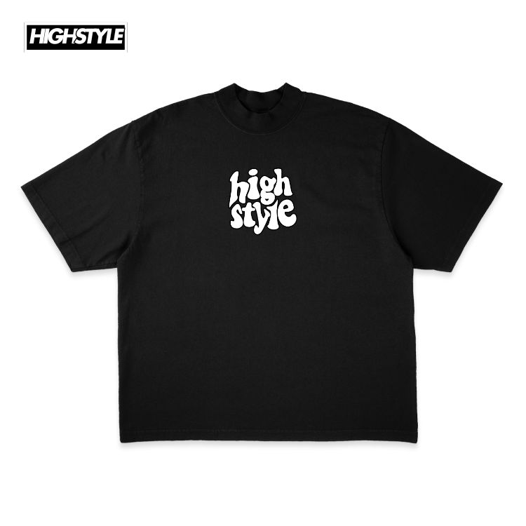 HGHSTYL T-SHIRT LOGO BLACK