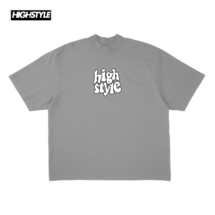 HGHSTYL T-SHIRT LOGO GRAY