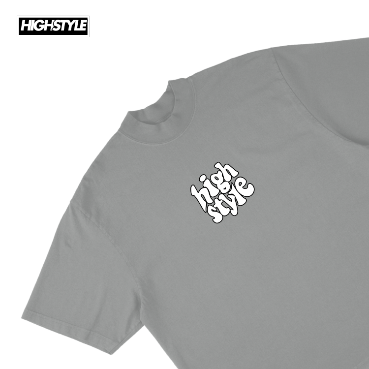 HGHSTYL T-SHIRT LOGO GRAY