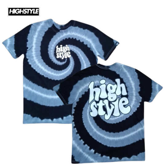 HGHSTYL T-SHIRT LOGO TIEDYE